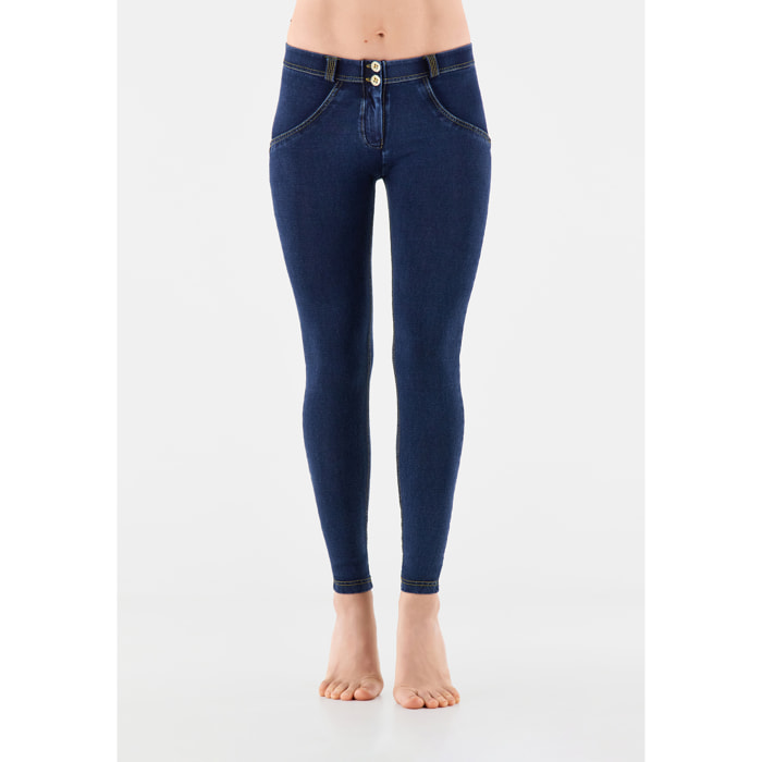 Jeggings push up WR.UP® superskinny jersey-denim organico