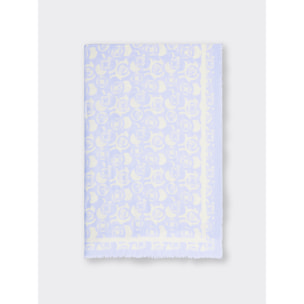 Elena Mirò - Sciarpa in modal stampato - Viola