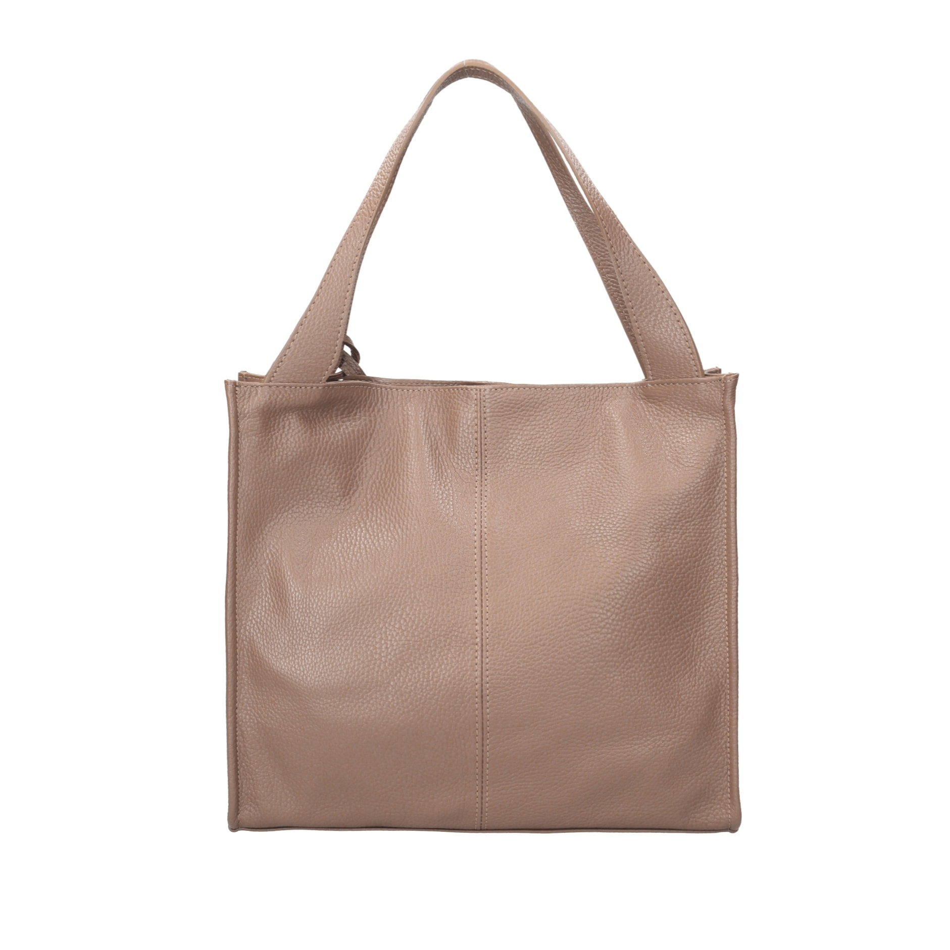 Borsa a spalla da donna In Vera pelle Made in Italy 34x32x11 cm