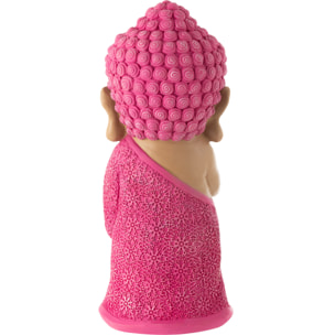 J-Line figurine Moine Prière - polyrésine - rose