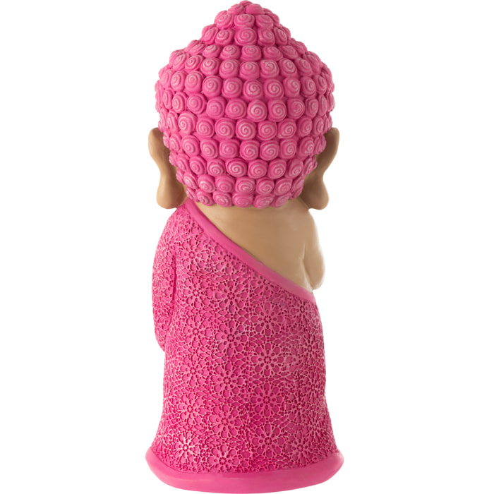 J-Line figurine Moine Prière - polyrésine - rose