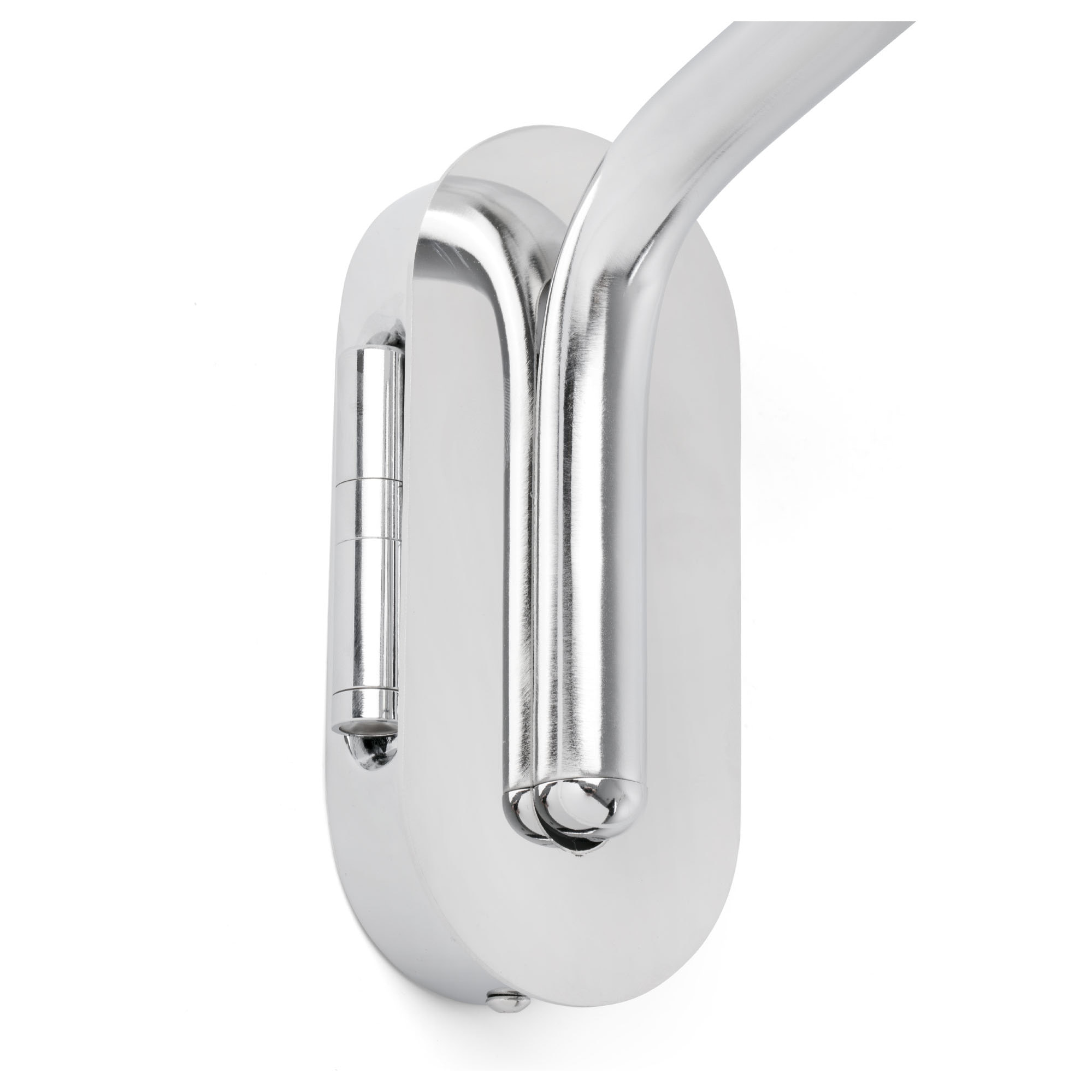 ETERNA Lampe applique avec lecteur droite chrome/blanc