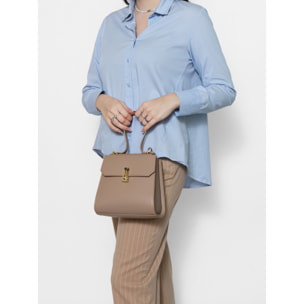 Borsa a mano da donna In Vera pelle Made in Italy 20x18x10 cm