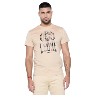 T-shirt da uomo a maniche corte logo tartan "Treatments"