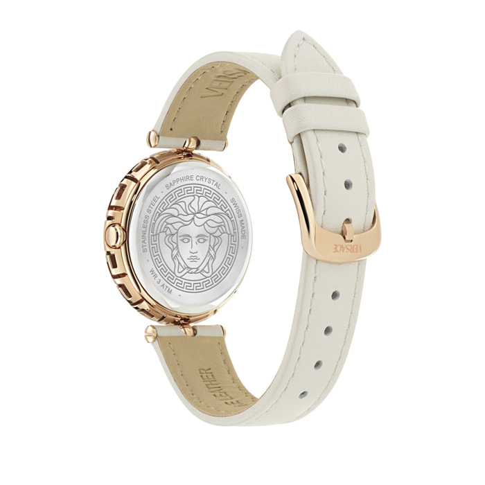 Versace Reloj Analógico De Cuarzo Medusa Jewel (Wc-0B)