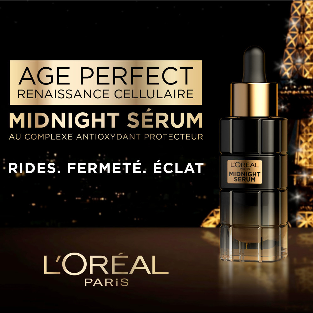 L'Oréal Paris Age Perfect Renaissance Cellulaire Midnight Sérum Anti-Âge 30ml, L'Oréal Paris Age Perfect Renaissance Cellulaire