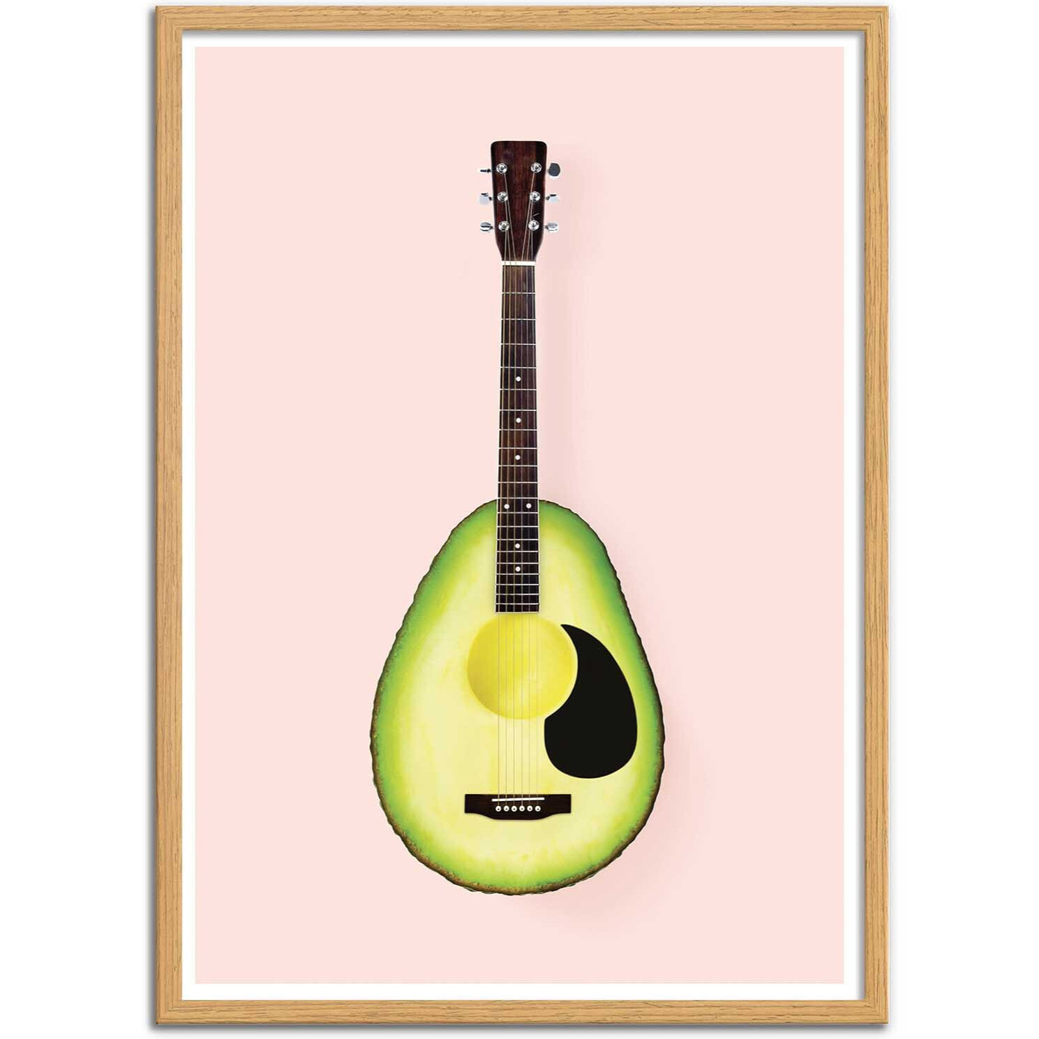 Affiche - Avocado Guitar - Paul Fuentes