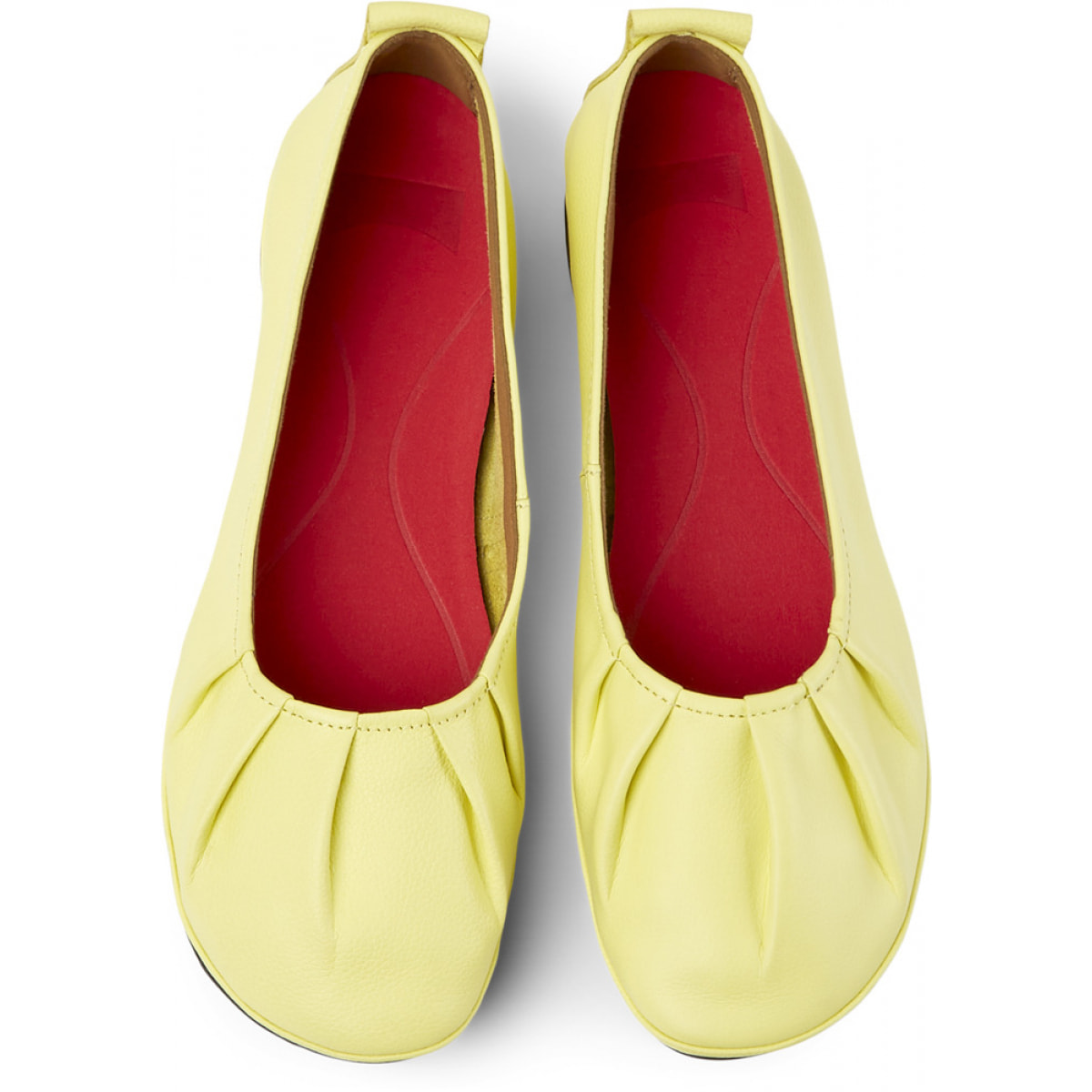 CAMPER Right Nina - Bailarinas Amarillo Mujer