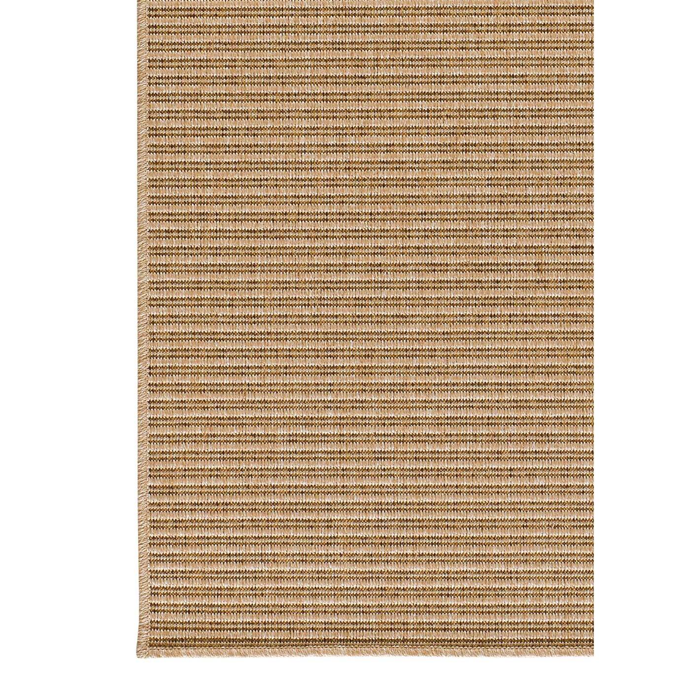 NATURA Alfombra de pasillo exterior natural en beige, 48x200