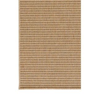 NATURA Alfombra de pasillo exterior natural en beige, 48x200