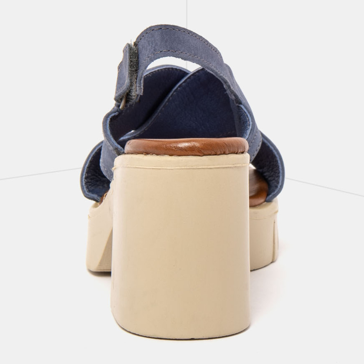 Sandalias con tacón 1990 NOBUCK OCEAN / EIVISSA color Ocean