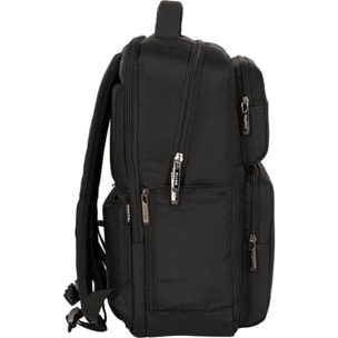 Mochila 2 bolsillos portatil 15,6+usb safta business "black"