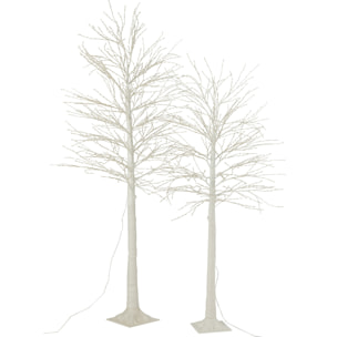 J-Line décoration Arbre 2000 Led - métal - blanc - large - LED