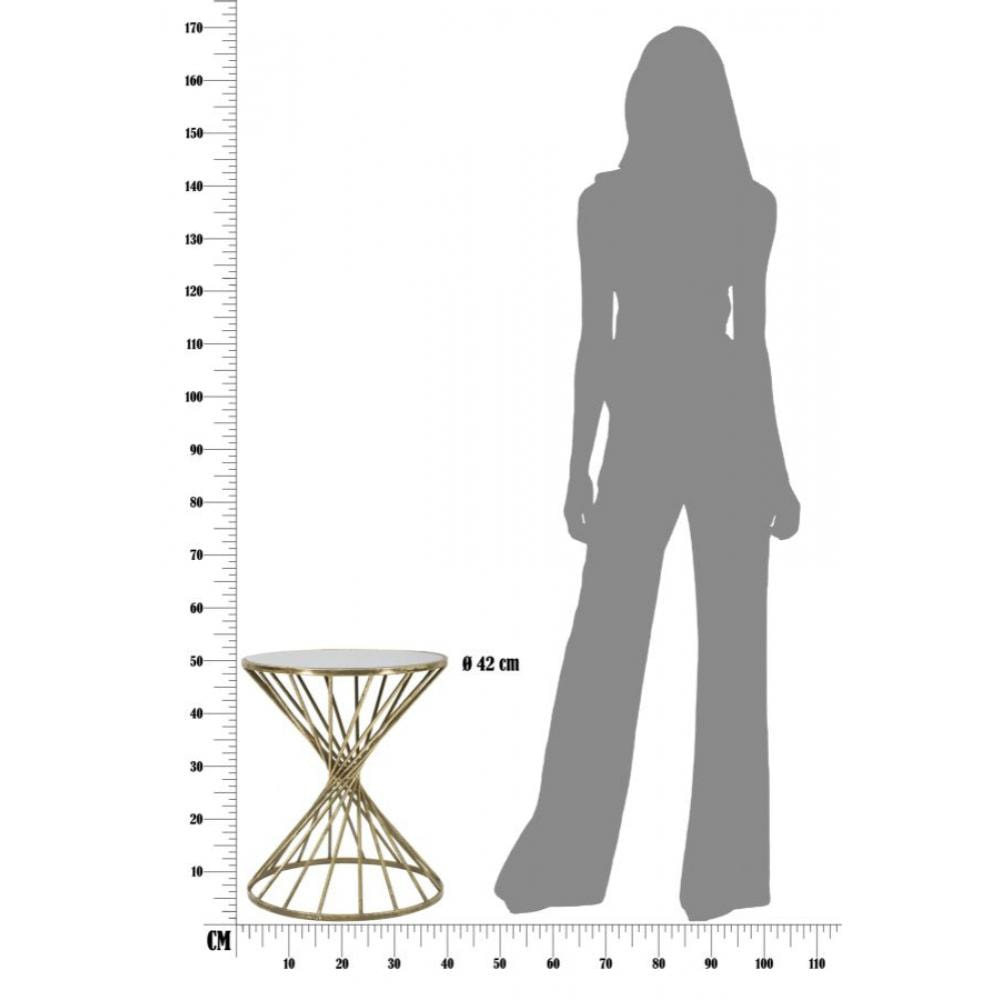 TAVOLINETTO HYPNOS CHARME1921 DORATO