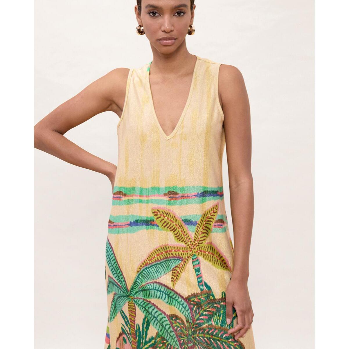 Abito con stampa circolare