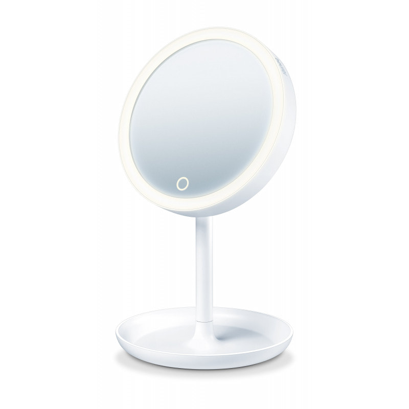 Miroir cosmétique éclairé blanc