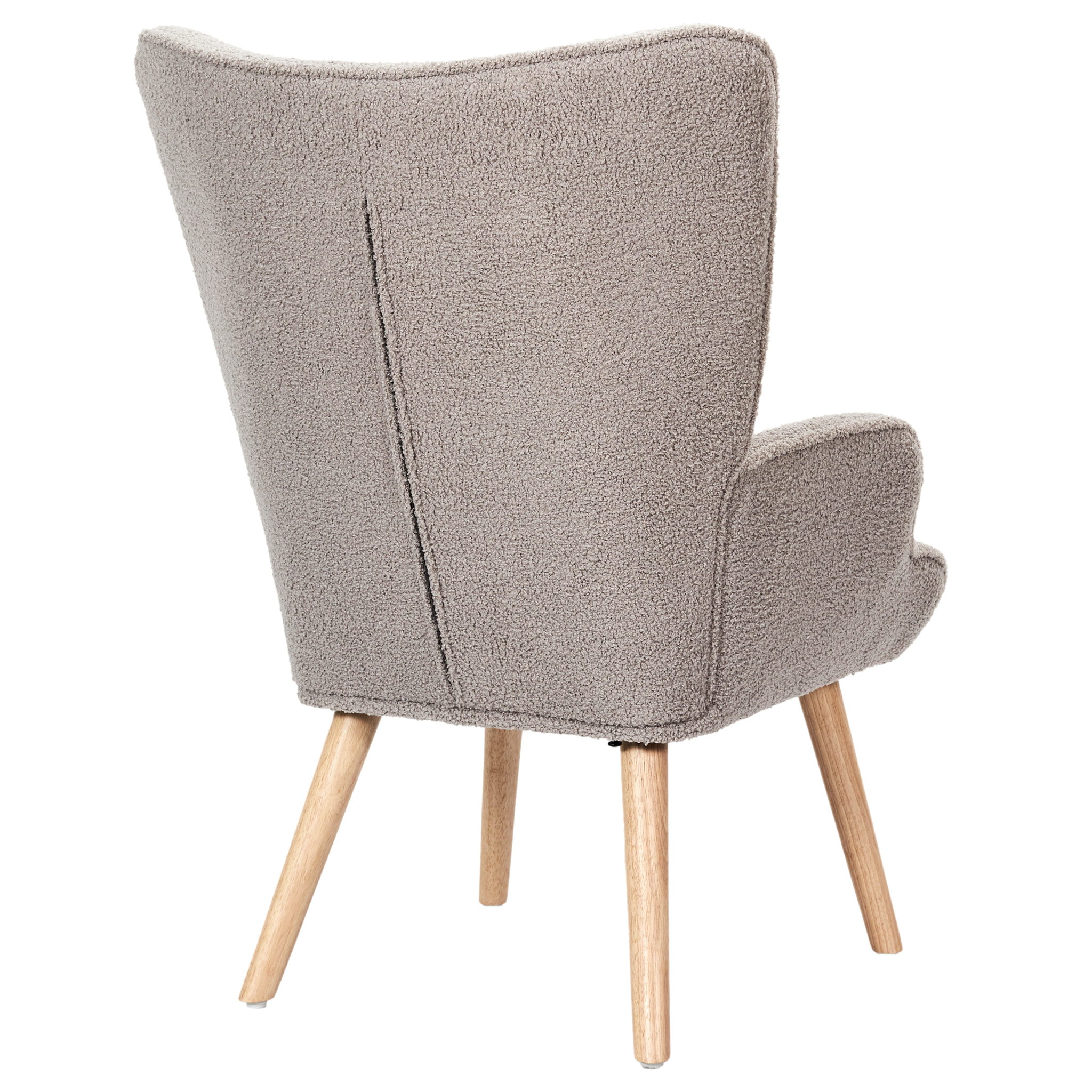 Fauteuil Bouclette Taupe