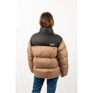 Giacca corta Lisboa marca ECOON - Cachi / Nero