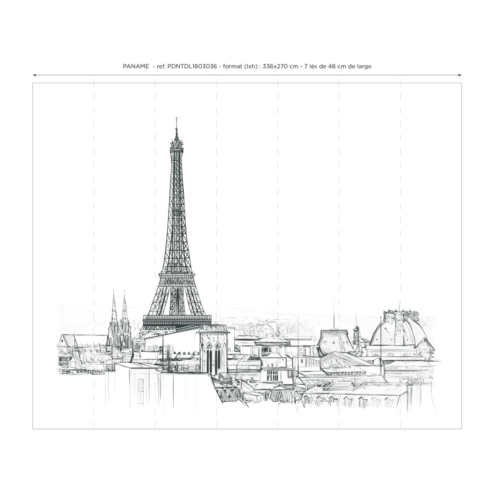 Papier peint panoramique Paname