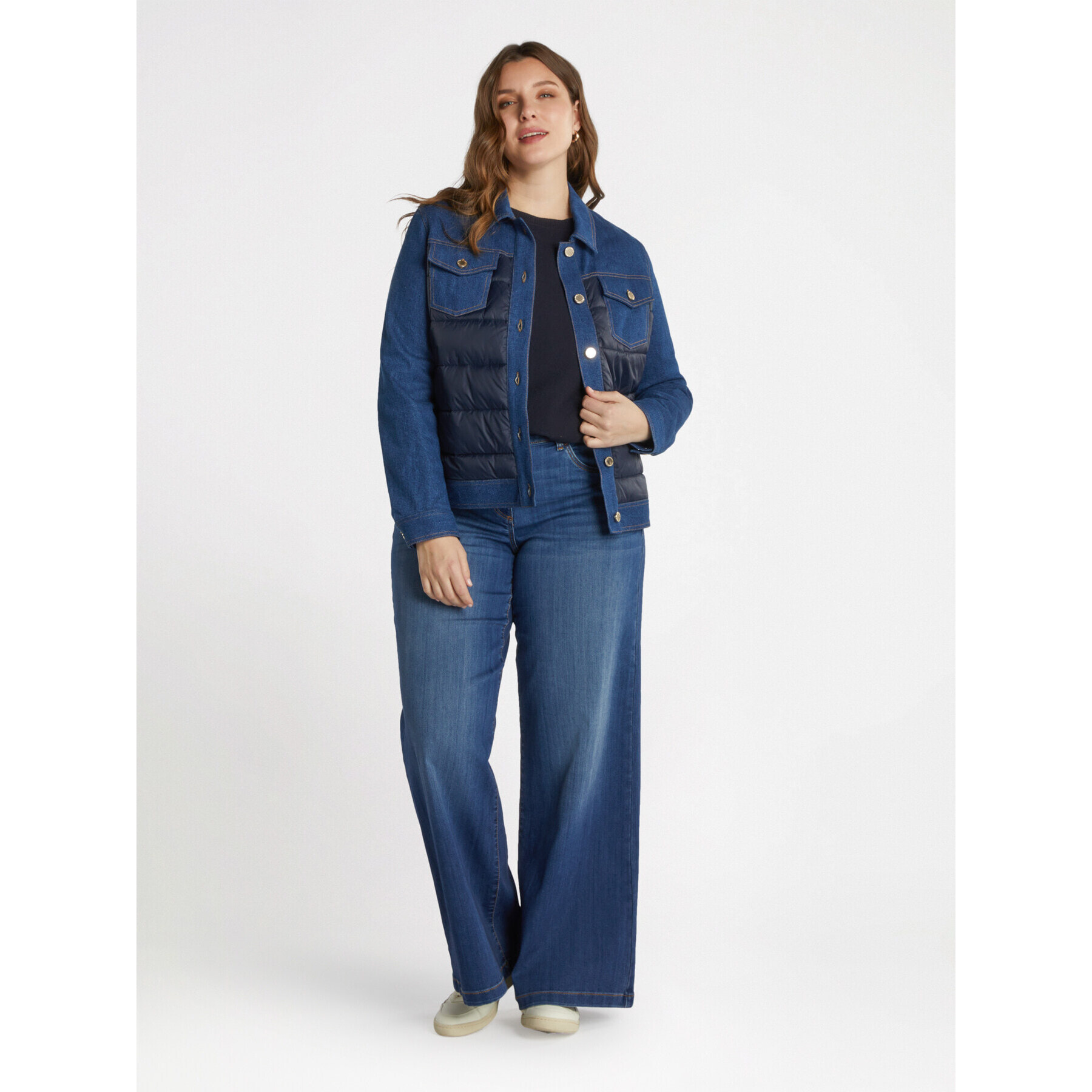 Fiorella Rubino - Chaqueta con acolchado Sorona® Aura - Azul