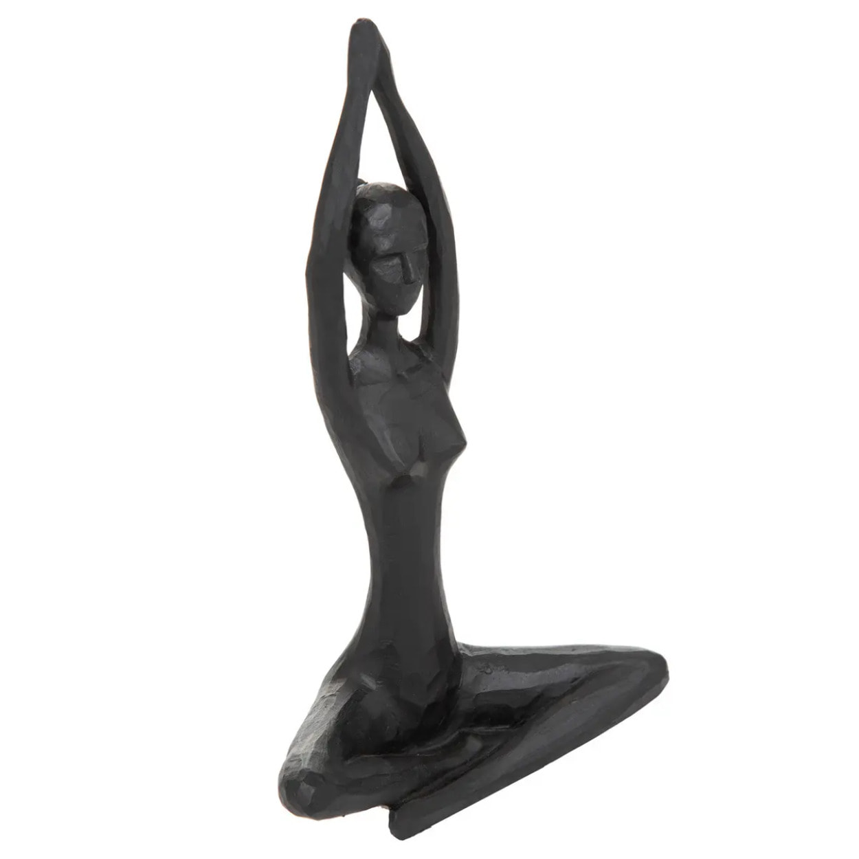 Statuette femme yoga Lina H.22cm résine