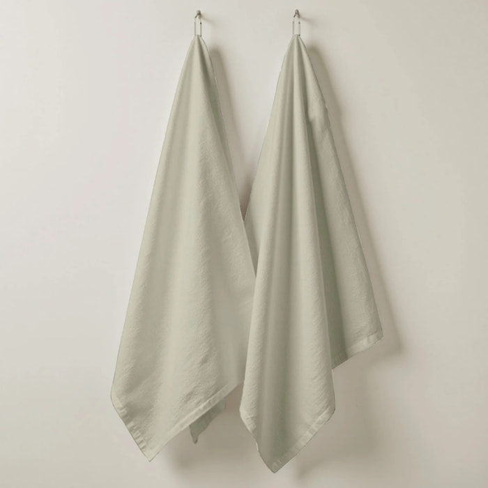 Lot de 2 torchons de cuisine 100% coton Harvard Pierre