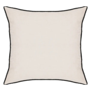 Coussin "Linah" coton beige 45x45cm