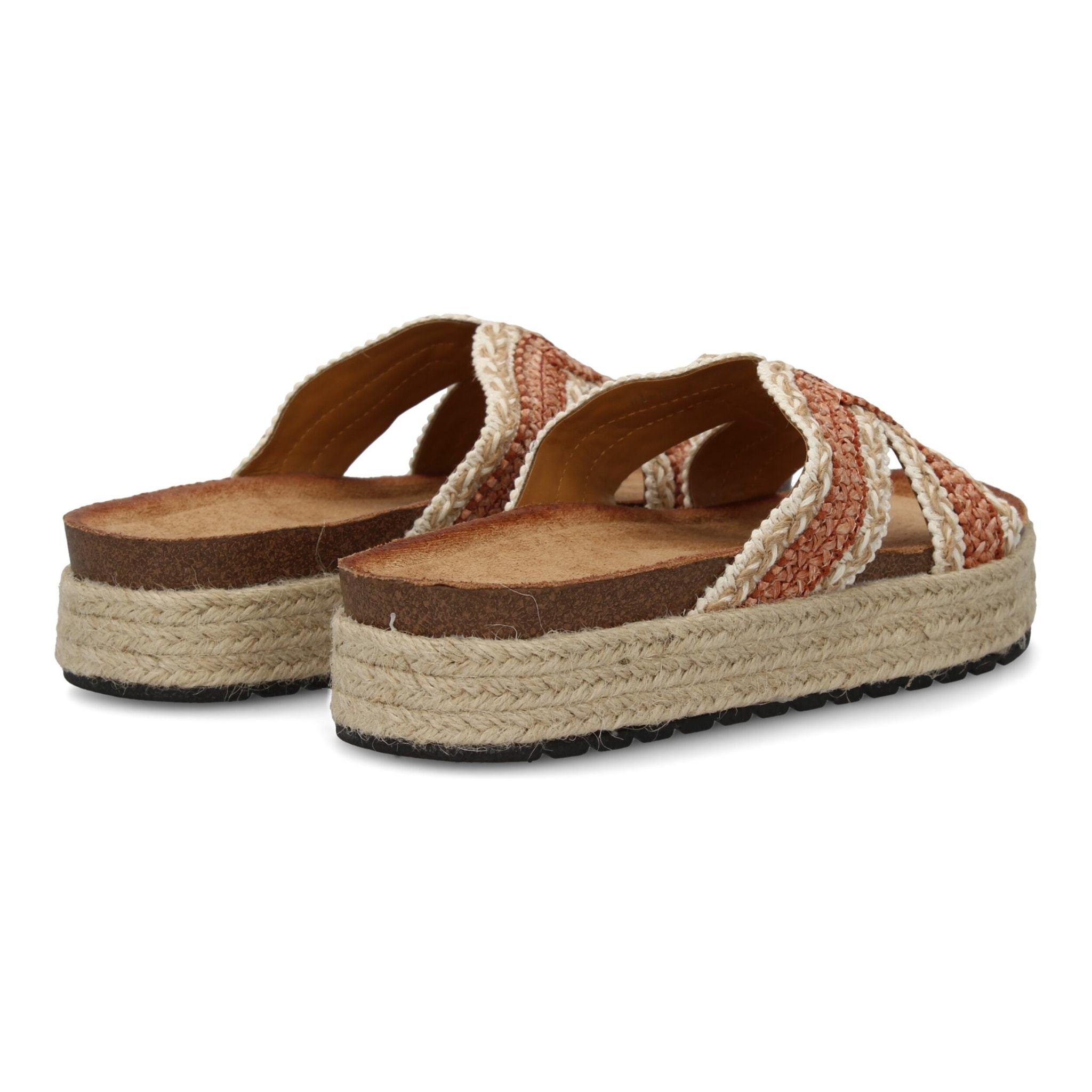 Sandalias planas de mujer con diseño trenzado, comodas para cualquier ocasión