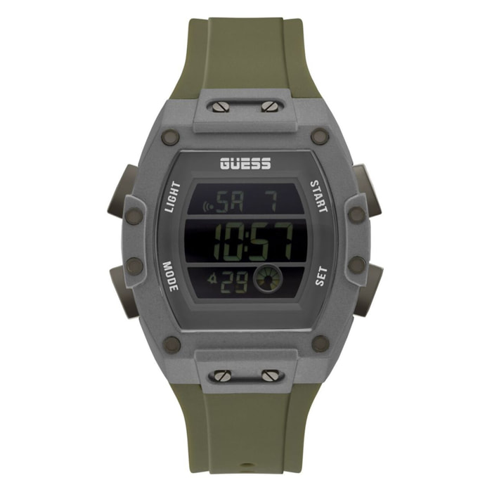 Reloj Guess GW0340G3 Hombre Digital Cuarzo con Correa de Silicona