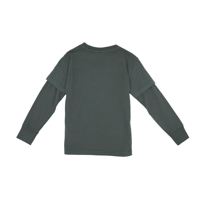 Camiseta infantil aventura doble manga