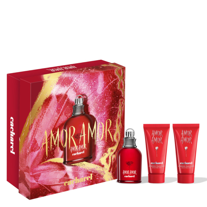 Amor Amor - Coffret Eau de Toilette 50ml +  Laits pour le Corps 2 x 50 ml