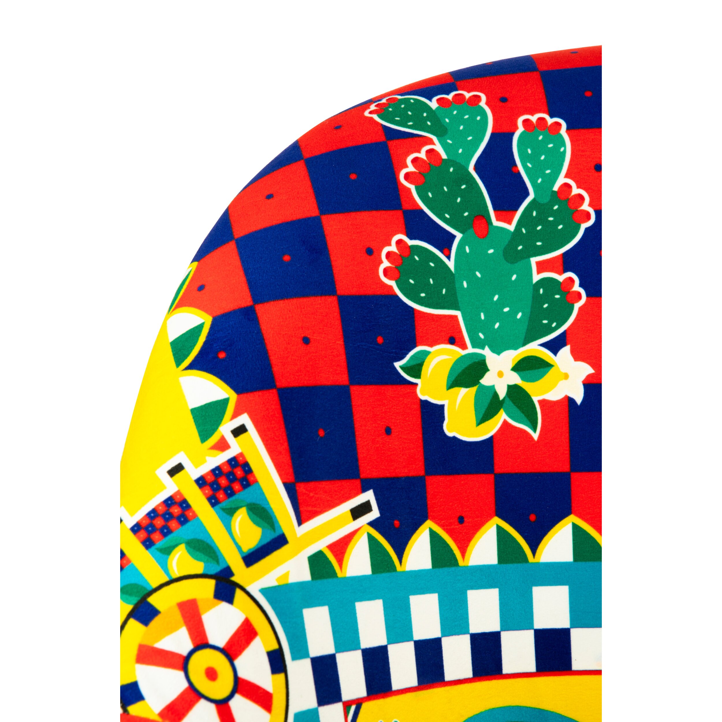 Poltrona Excelsa Sicilian Rhapsody in poliestere e multistrato 70x65x83 cm multicolore