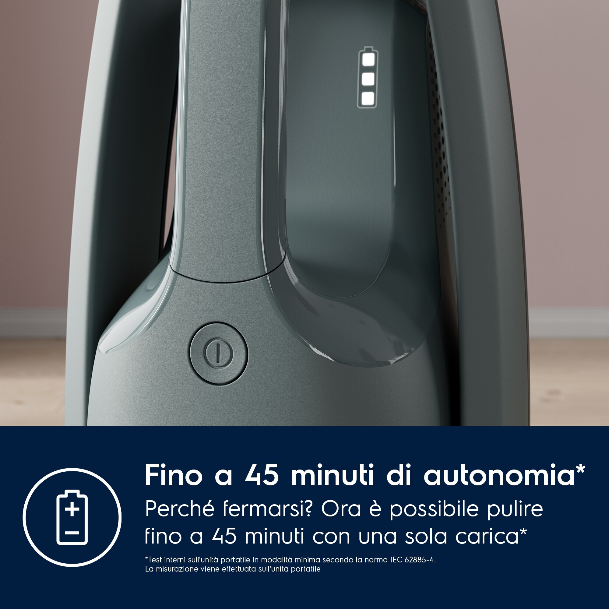 Electrolux Scopa senza filo Clean 500 45 min di autonomia ES52CB18OG