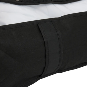 Housse rangements lit grand modèle Noir