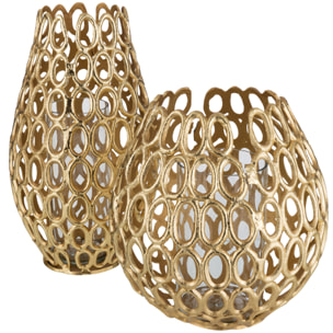 J-Line photophore Eva Cercles - aluminium - or - large