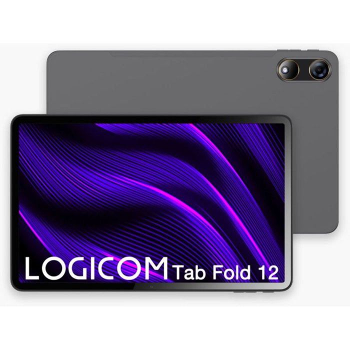 Tablette Android LOGICOM Tab Fold 12 Noir 128Go