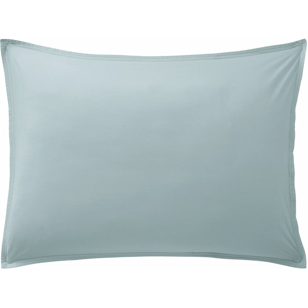 Paire de Lot de 2 taies d'oreiller Percale de coton 80fils Lagon