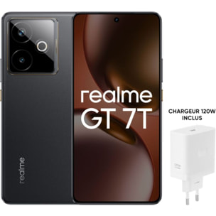 Smartphone REALME Pack GT7T Noir 512Go + Chargeur 120W