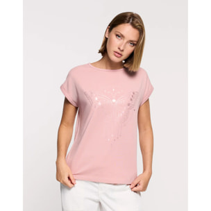 Camiseta Mariposa Rosa - Kalosa
