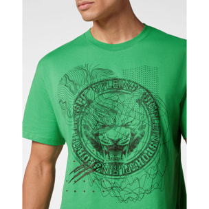 PLEIN SPORT Camiseta Cuello Redondo TIGER