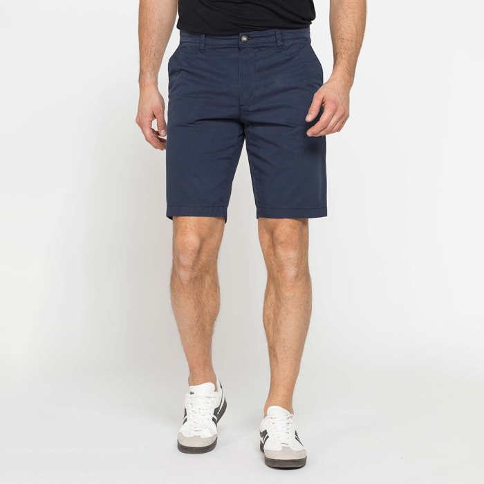 PANTALONE CORTO CHINO IN GABARDINA STRETCH