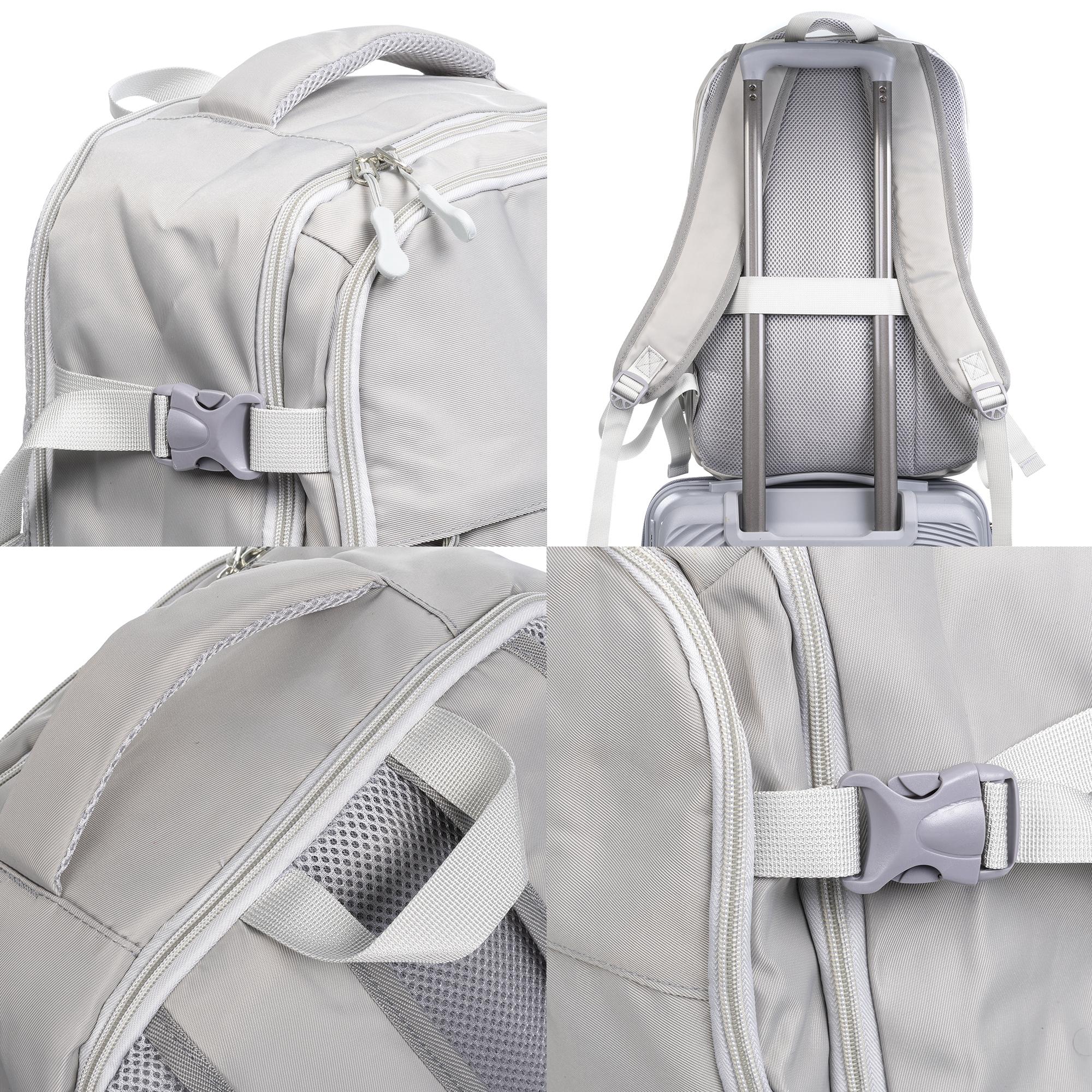 Mochila cabina multi compartimento, porta Laptop 17''. Adaptable a Trolley.