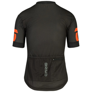 Briko - Maglie gioco, Uomo, Nero - Granfondo Jersey 2.0