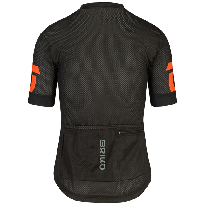 Briko - Maglie gioco, Uomo, Nero - Granfondo Jersey 2.0