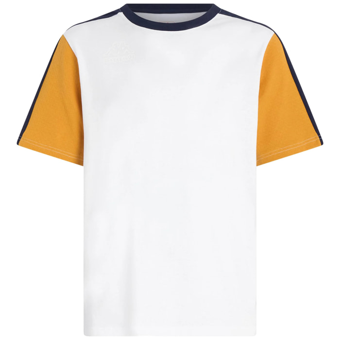 T-Shirts & Top Kappa Uomo Logo Giffo Bianco