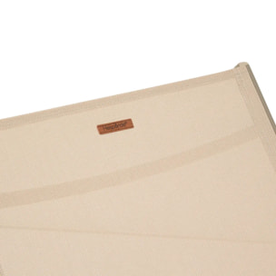 Transat Bonao beige lin/acajou