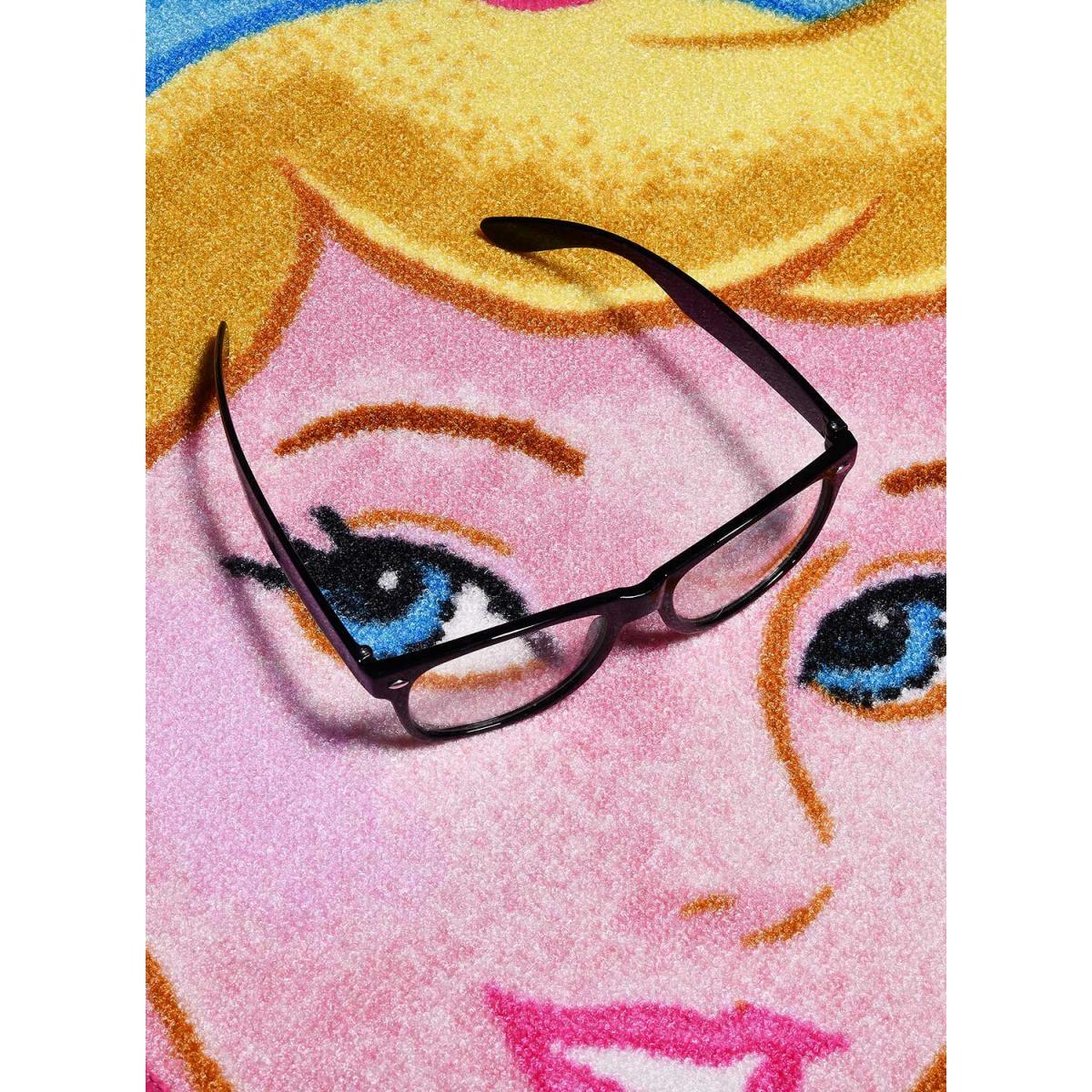 Tapis enfant Princesse Cendrillon, lavable en machine à 30°C