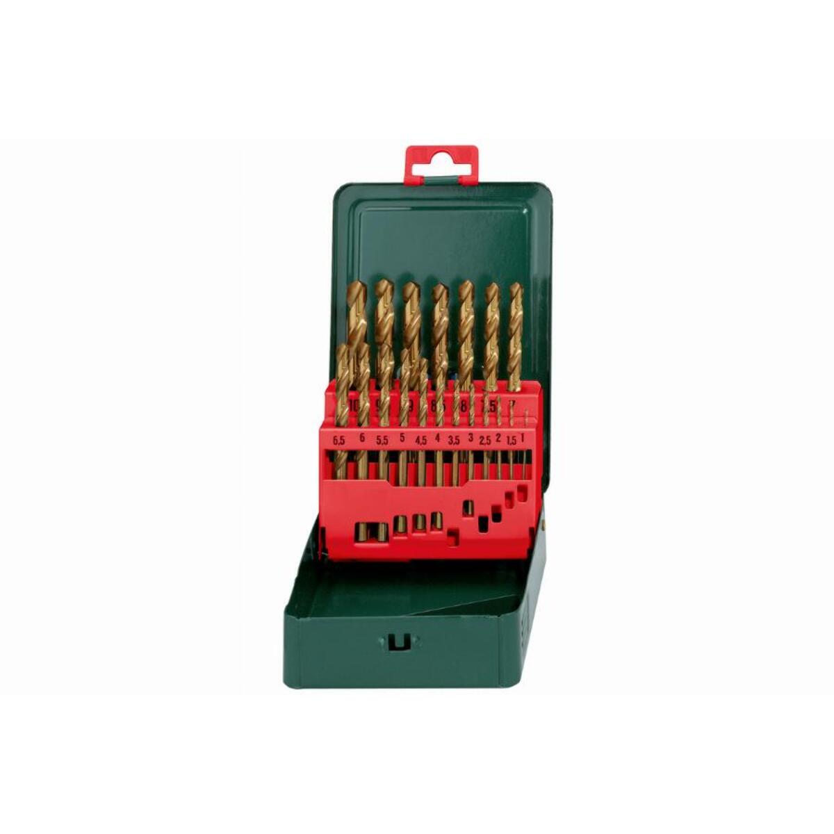 Coffret de forets HSS-Tin METABO - 19 pièces - 627156000