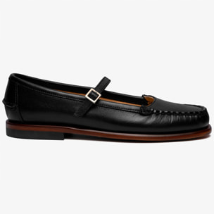 Mocassini Sebago Donna Nero BALLERINA POP WOMAN