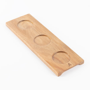 Juego de 4 piezas (3 cuencos + tabla de madera) scalpers home